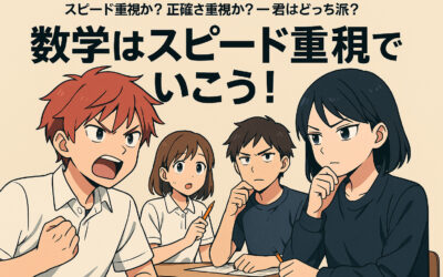 数学は「スピード重視」でいこう！——まずは間違ってもいいから手を動かせ！