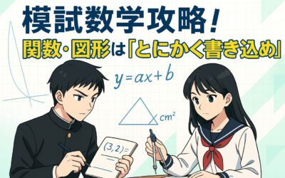 【数学】模試で差がつく！関数・図形問題は「とにかく書き込め！」