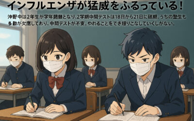 インフルエンザが猛威をふるっている!