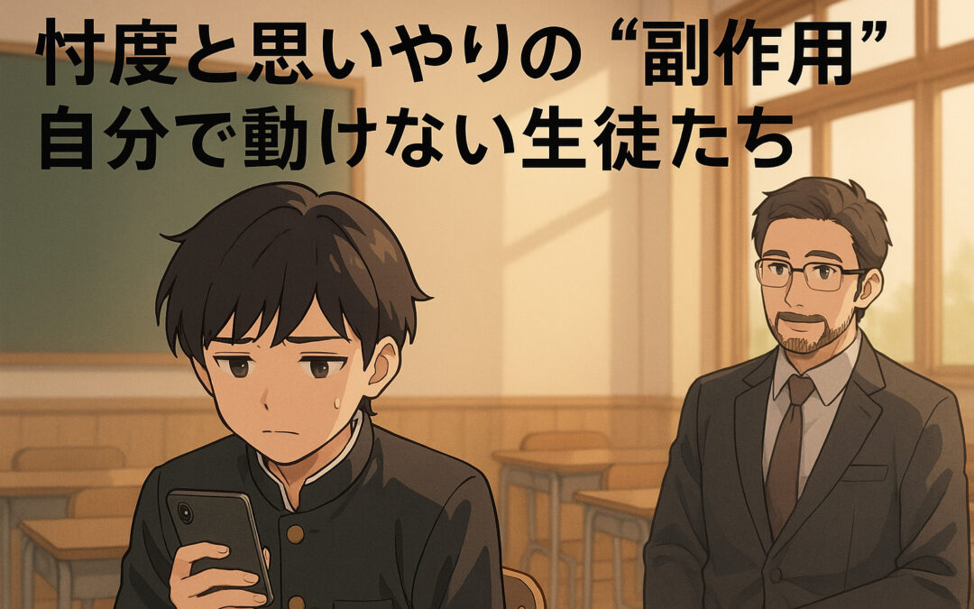「忖度」と「思いやり」が当たり前になった結果…“自分で動けない生徒”が増えている現実